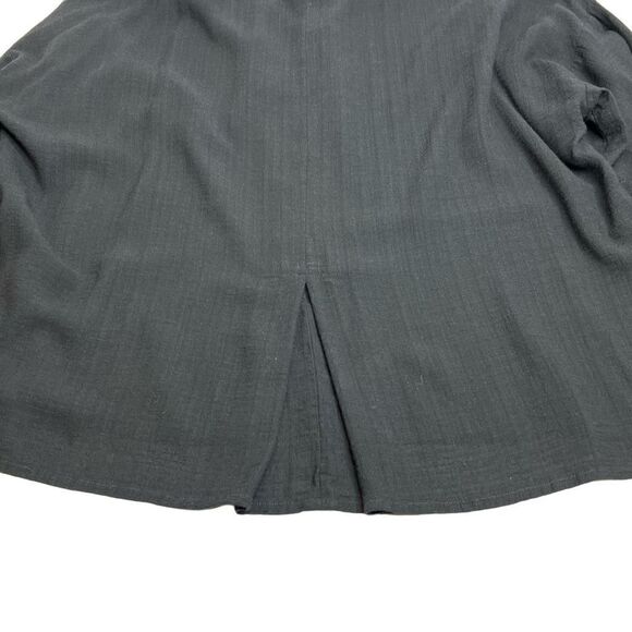 Eileen Fisher black linen blend button up top size M - Picture 15 of 15